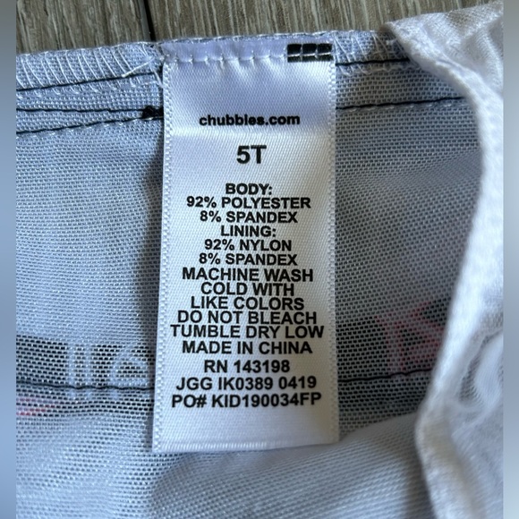 NWT CHUBBIES Star Wars The Rule Of Galaxy’s Swim Trunks for Kids Size 5T - Picture 9 of 10